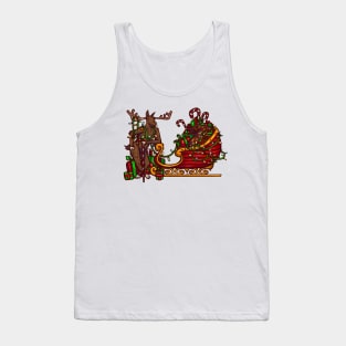 Christmas Sleigh Tank Top